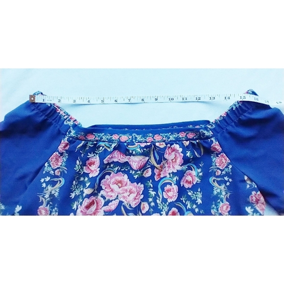 Blue Rain Blouse Size S - Picture 4 of 9